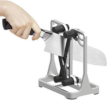 Load image into Gallery viewer, Knife Sharpener As Seen On TV, Funcilit Kitchen Bavarian Knife Edge Sharpener, 2020 Newest Version with Aluminium Alloy Frame and Military Grade Steel Blades
