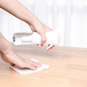 Empty Spray Bottle -5.4oz/160ml Hair Spray Bottle Mist Sprayer Fine Plant Mist Spray Bottle Fine Continuous Spray Water Bottle for Hair Styling, Plants, Cleaning, Misting & Skin Care (5 Ounce, Clear)