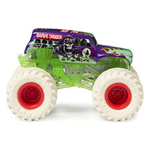 Load image into Gallery viewer, Monster Jam, Official Grave Digger 1:64 Scale Monster Truck and 5-Inch Grim Creatures Action Figure Set

