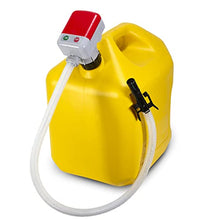 Load image into Gallery viewer, Save Your Back - Next Gen/Wet Resistant 4AA Battery Cover Powered Diesel Transfer Pump for Car, Truck, Vehicle, Lawn Mower, Tractor, Boat, Snow Blower, Snow Thrower, Snowmobile and More
