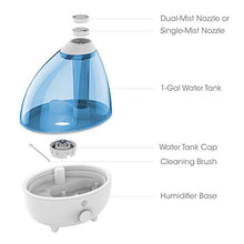 Load image into Gallery viewer, Pure Enrichment MistAire XL Ultrasonic Cool Mist Humidifier for Large Rooms - 1 Gallon Water Tank with Variable Mist Control, Automatic Shut-Off and Optional Night Light - Lasts Up to 24 Hours

