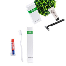 Load image into Gallery viewer, ECO amenities Dental Kit Bundle with Shave Kit Hotel Toiletries in Bulk
