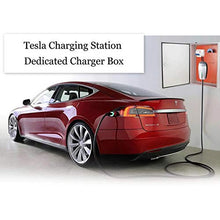 Load image into Gallery viewer, BMZX Tesla Home Charger Box Charging Cable Organizer Box Distribution Storage Box, Wall Mounting Connector Metal Box for Tesla Model S Model X Model 3 Model Y
