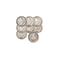 Load image into Gallery viewer, 1883 to 1912 Liberty Nickels Set of 7 Coins Set Good
