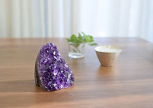 Load image into Gallery viewer, Amethyst Crystal Geodes 1/2 to 1 Lb in a Premium Gift Box, Large Clusters Perfect for Spiritual Home Decor, Polished Quartz from Uruguay
