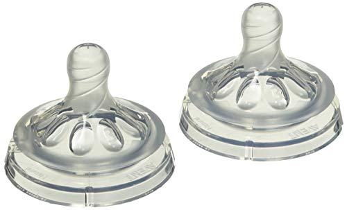 Philips Avent Natural Baby Bottle Nipple, Medium Flow Nipple 3M+, 2pk, SCF653/23