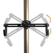 Load image into Gallery viewer, Bikehand Floor to Ceiling Indoor 2 Bike Bicycle Vertical Dual Hanger Parking Rack Storage Pole Stand for Garages or Apartments Gravity Nook Hook for Bicycles - Hanging Road, Mountain or Hybrid Bikes
