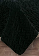 Load image into Gallery viewer, Elegant Comfort Luxury 3-Piece Bedspread Coverlet Majestic Design Quilted Set with Shams - All Season Heavy Weight- Hypoallergenic- Wrinkle &amp; Fade Resistant- Full/Queen, Black/Burgundy
