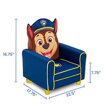 Load image into Gallery viewer, Delta Children Figural Upholstered Kids Chair, Nick Jr. PAW Patrol Chase, Blue
