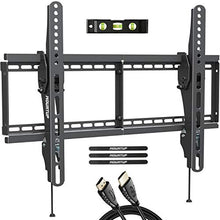 Load image into Gallery viewer, MOUNTUP Tilting TV Wall Mount Bracket for Most 37-70 Inches TVs, TV Mount with 10 Degrees Smooth Tilt, Low Profile TV Wall Mount, Easy Install on 16&quot;, 18&quot;, 24&quot; Studs Loading Capacity 110 lbs MU0008
