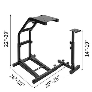 Marada Racing Wheel Stand with V2 Support Game Support Stand Up Simulation Driving Bracket for Logitech G29, G27 and G25 Racing Simulator Steering Wheel Stand Without Wheel and Pedals
