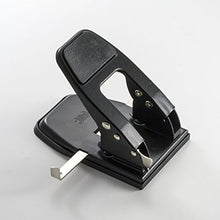Load image into Gallery viewer, Officemate Heavy Duty 2-Hole Punch, Padded Handle, Black, 50-Sheet Capacity (90082), Model Number: OIC90082
