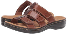 Load image into Gallery viewer, Clarks womens Leisa Spring Sandal, Brown Multi Leather, 6.5 US

