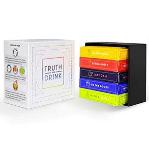 Truth or Drink - Fun Drinking Card Game for Adults, Great for Parties and Game Night