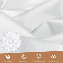 Load image into Gallery viewer, Leafbay Bed Sheets Queen Set - 4 Piece Super Soft Microfiber Bed Sheets 1800 TC with 16” Deep Pocket, Wrinkle Resistant and Unfading Bedding Set - White
