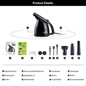 SIN SHINE - Compressed Air 3.0- Multi-Use Electric Air Duster, SIN SHINE 7-in-1 Electronics Cleaner Kit
