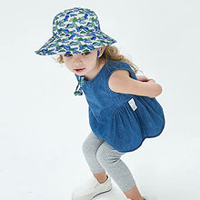 Load image into Gallery viewer, Baby Sun Hat Toddler Summer UPF 50+ Sun Protection for Baby Girls Boys Dinosaur Infant Beach Hat with Wide Brim Kids Caps Circumference: 17.3-18.1 inch (44-46 cm)

