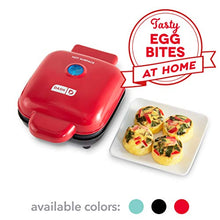Load image into Gallery viewer, Dash DBBM450GBRD08 Deluxe Sous Vide Style Egg Bite Maker with Silicone Molds for Breakfast Sandwiches, Healthy Snacks or Desserts, Keto &amp; Paleo Friendly, (1 large, 4 mini), Red
