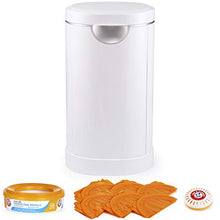 Load image into Gallery viewer, Munchkin Diaper Pail Baby Registry Starter Set, Powered by Arm &amp; Hammer, Includes 1 Month Refill Supply and Baking Soda Puck
