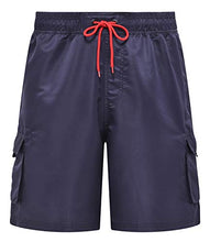 Load image into Gallery viewer, Tyhengta Mens Swim Trunks Quick Dry Beach Board Shorts with Mesh Lining Dark Gray 30
