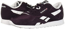 Load image into Gallery viewer, Reebok Women's Classic Nylon Casual Shoes, Eggplant/White, 10.5
