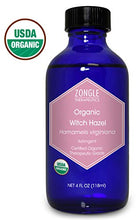 Load image into Gallery viewer, Zongle USDA Certified Organic Witch Hazel, Hamamelis Virginiana, 4 OZ
