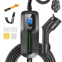 Load image into Gallery viewer, BESENERGY EV Charger Level 2 40Amp NEMA14-50 220V-240V Upgraded Portable EV Charging Cable Faster Charging Station, Electric Vehicle Charger Compatible with All EV Cars

