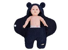 Load image into Gallery viewer, BlueSnail Newborn Receiving Blanket Baby Sleeping Wrap Swaddle(Navy)
