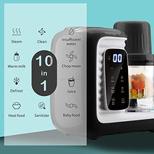 Load image into Gallery viewer, MOMYEASY Baby Food Maker, Baby Steam Cooker and Puree Blender, Multifunction Baby Food Processor Chopper Grinder, Baby Food Warmer Mills Machine with Bottle Warmer, Touch Control Panel&amp;Self Cleans
