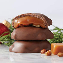 Load image into Gallery viewer, Fannie May Holiday Wrap Pixies, Milk Chocolate Covered Caramel with Pecans, Christmas Candy Gift Box, 1 Lb
