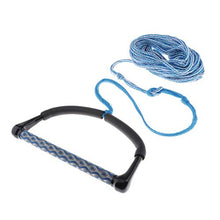 Load image into Gallery viewer, CUTICATE 75ft Water Ski Rope Tow Harness Rope with Floatable Handle for Wake Surf Wakeboard Knee Board Wakeskate Surfing Wakesurf and More
