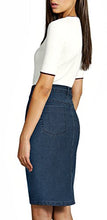 Load image into Gallery viewer, Lexi Womens Pull on Stretch Denim Skirt SKS22884 Medium Blue 10
