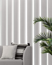 Load image into Gallery viewer, CHICOLOGY Vertical Blinds , Door Blinds , Blinds &amp; Shades , Blackout Blinds ,Window Shade , Vertical Blinds for Sliding Doors , Sliding Blinds Oxford White (High Quality Vinyl) 78"W X 84"H
