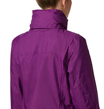 Load image into Gallery viewer, Columbia Women&#39;s Pouration Waterproof Rain Jacket, Wild Iris, Large
