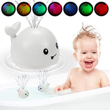 Load image into Gallery viewer, josid Baby Bath Toys Bathroom Baby Toys Infant Bath Toys for Ages 1 2 3 Kids Birthday Gifts Bath Toys for Toddlers Gifts Cute Swim (White)
