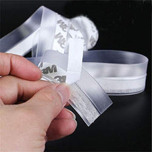 Load image into Gallery viewer, Silicone Seal Strip - Transparent Windproof Silicone Sealing Strip - Door Weather Stripping - Stopper Adhesive Tape for Doors Windows and Shower Glass Gaps…
