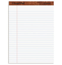 Load image into Gallery viewer, TOPS The Legal Pad Writing Pads, 8-1/2 x 11-3/4, Legal Rule, 50 Sheets, 12 Pack (7533)
