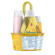 Load image into Gallery viewer, Johnson's First Touch Baby Gift Set, Baby Bath, Skin, &amp; Hair Essential Products, Kit for New Parents with Wash, Shampoo, Lotion, &amp; Diaper Rash Cream, Hypoallergenic &amp; Paraben-Free, 5 Items
