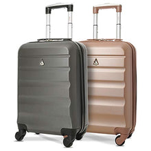 Load image into Gallery viewer, Aerolite Carry On Luggage Bag | Rolling Travel Suitcase Large Capacity | Lightweight Small Hard Shell Trolley for Men &amp; Women | Approved by Delta, United, Southwest &amp; Many More | 22x14x9 (All parts)
