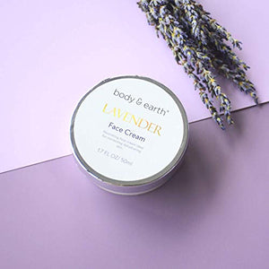 Bath and Body Gift Set - Luxurious 6 Pcs Bath Kit for Women, Body & Earth Spa Set with Lavender Scent - Bubble Bath, Shower Gel, Hand & Face Cream, Body Lotion, Perfect Gift Box for Women
