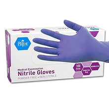 Load image into Gallery viewer, MedPride Powder-Free Nitrile Exam Gloves, Large, Box/100
