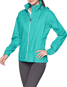 Columbia Women's Switchback III Adjustable Waterproof Rain Jacket, Miami, Large