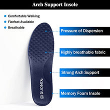 Load image into Gallery viewer, Women Canvas Fashion Sneaker Slip On Shoes with Arch Support Insole Boat Shoes Casual Platform Boots No Lace Needed/Washable/Anti Slip 7.5 Navy Blue
