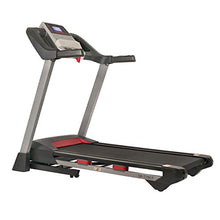 Load image into Gallery viewer, Sunny Health &amp; Fitness Electric Folding Treadmill with LCD and Pulse Monitor, 265 LB Max Weight, Tablet Holder, Bluetooth Speakers and USB Charging - SF-T7917,Black
