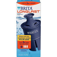 Load image into Gallery viewer, Brita Longlast Water Filter Replacement Filter for Pitcher and Dispensers, Reduces Lead,BPA Free 4 Count
