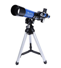 Load image into Gallery viewer, MaxUSee Kids Telescope 400x40mm with Tripod &amp; Finder Scope, Portable Telescope for Kids &amp; Beginners, Travel Scope with Moon Mirror, Stars &amp; Moon map Included
