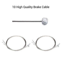 Load image into Gallery viewer, LSSH 10PCS Bike Brake Cable, Bicycle Brake Cable, Brake Cables for Bicycles,Mountain Bike and Road Bike, Bike Brake Cable Kit,Including 10 Cable End Crimps, 10 End Ferrules
