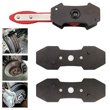 Load image into Gallery viewer, JOJOY LUX Brake Caliper Press Tool, 360 Degree Swing Ratchet Expander Wrench Car Wheel Piston Spreader with Extra 2PCS Large Plates for Single Twin Quad Sextuplet Piston Disc Brake Caliper
