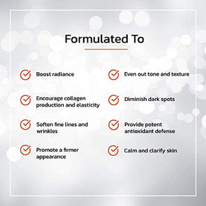 TruSkin Vitamin C Serum for Face, Anti Aging Serum with Hyaluronic Acid, Vitamin E, Organic Aloe Vera and Jojoba Oil, Hydrating & Brightening Serum for Dark Spots, Fine Lines and Wrinkles, 1 fl oz