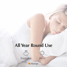 Load image into Gallery viewer, Lightweight Down Comforter (Queen), All-Season Medium Warmth, 100% Cotton Cover, Quilted with Corner Tabs, Soft Comfortable, White Duck Feather Down, Machine Washable, 90"x90"
